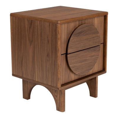 Side Table / Bedstand Groove Walnut