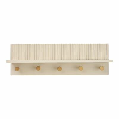 Rocca Wall Shelf With Hooks