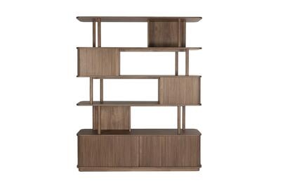Bookcase barbier walnut