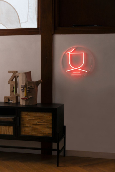 Neon Wall Light Sya Winter in room