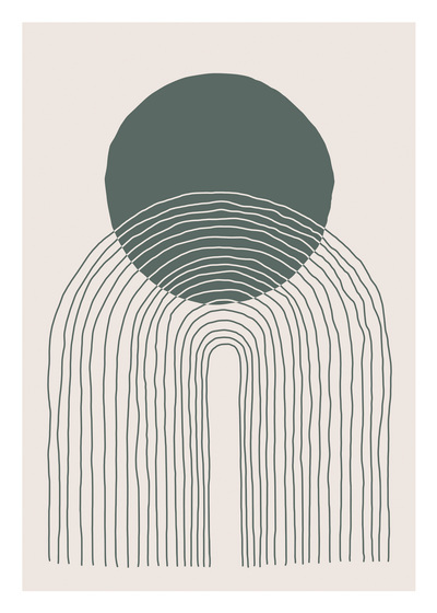 G1 - Wall Art - Zen Green