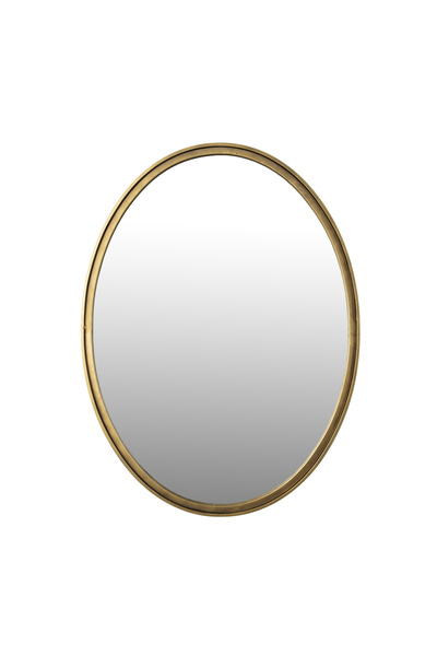 Mirror Matz Oval M Antique Brass