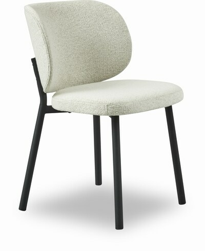 Swan Chair Off White Bouclé