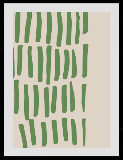 A1 Wall Art - Green